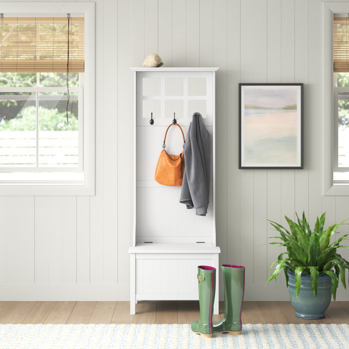 Sand & Stable Kairi 26'' Wide Hall Tree with Bench and Shoe Storage